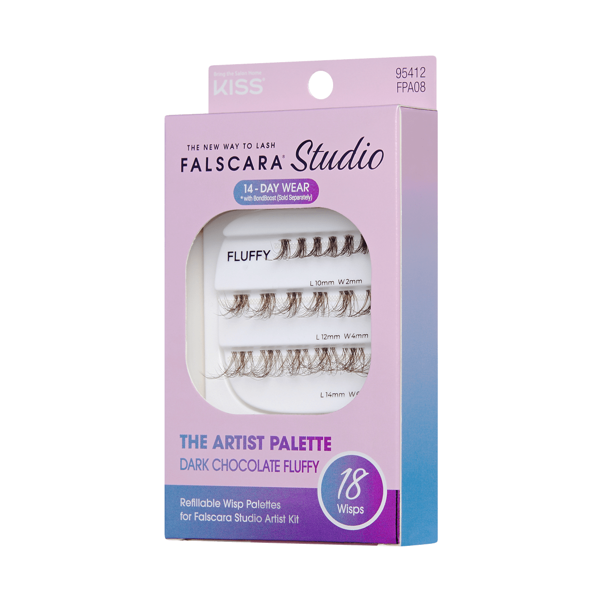 FALSCARA STUDIO Lash Palette - Dark Chocolate Fluffy