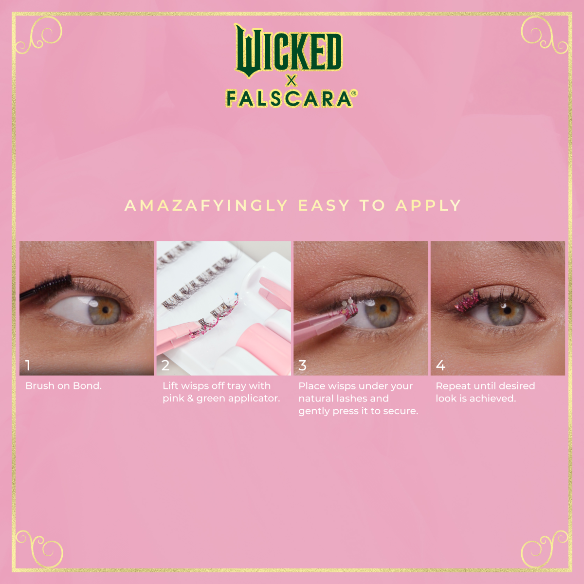 WICKED X FALSCARA False Eyelashes - Rejoicify