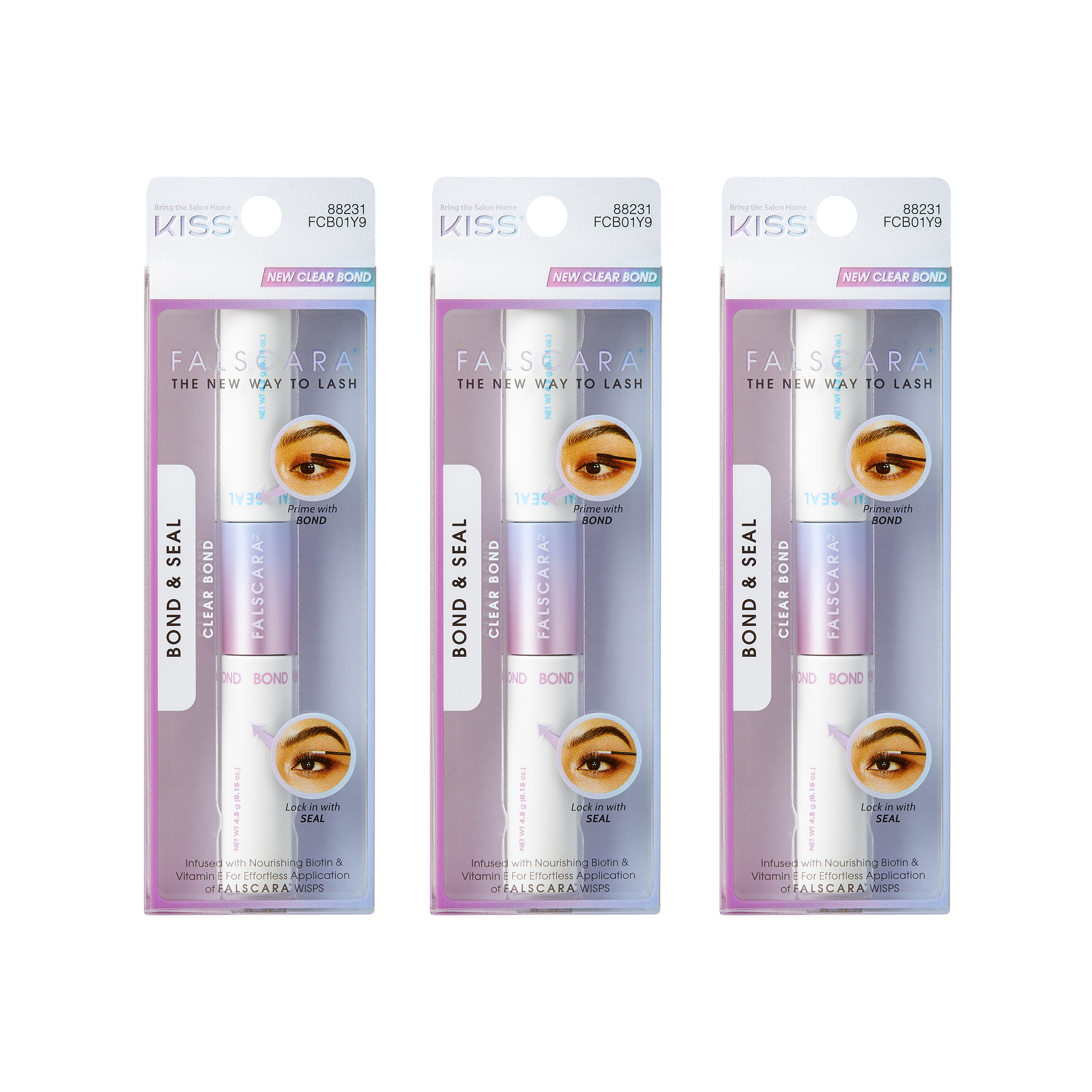 FALSCARA Bond & Seal - Clear Bond 3-Pack