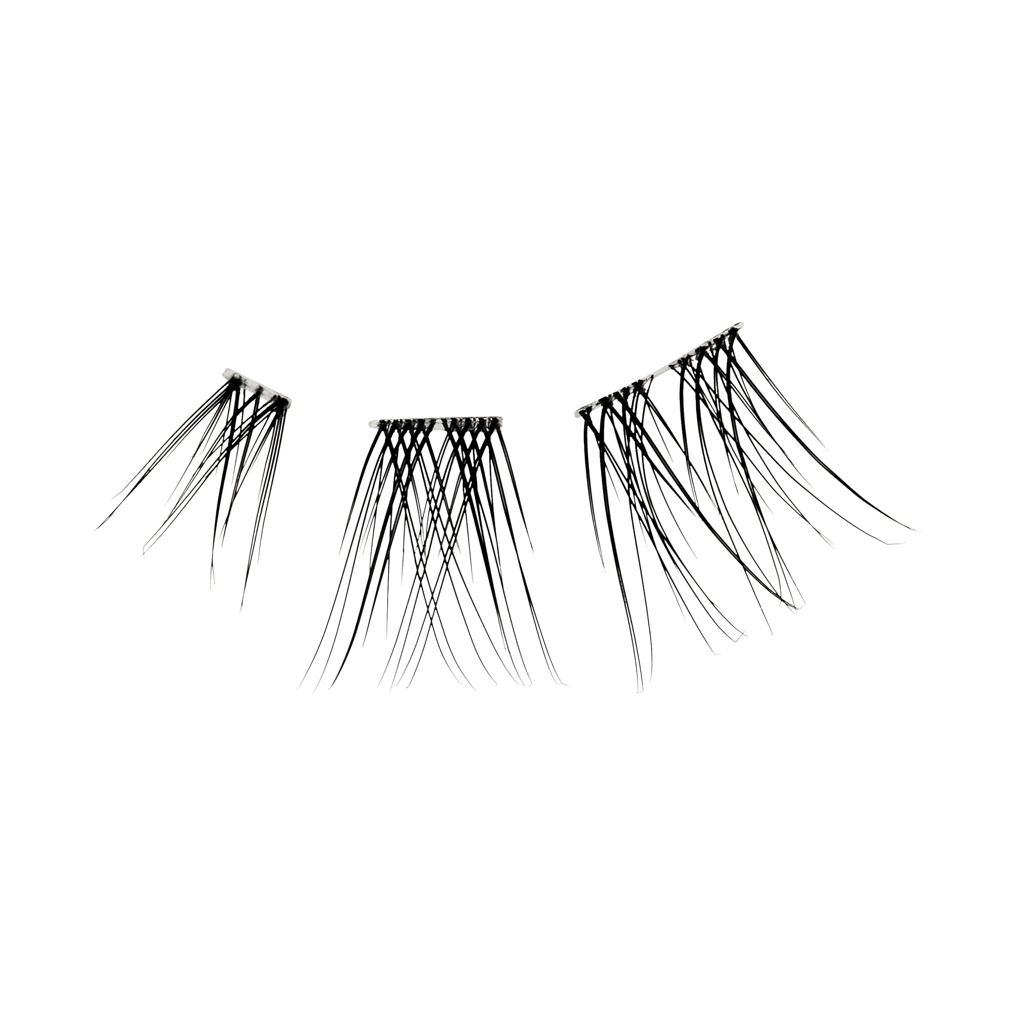 Falscara Studio Lash Extension Kit - Delicate | DIY False Lash Extensions, Natural, Cluster Lash, Wispy Lashes, 54 Wisps, 8mm-12mm
