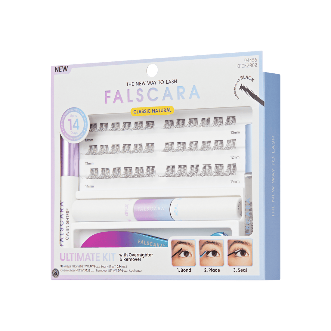 Falscara Classic Natural Special All Inclusive Ultimate Kit - 36 Lengthening Wisps