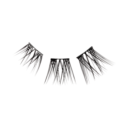 Three individual lash wisps from Falscara &