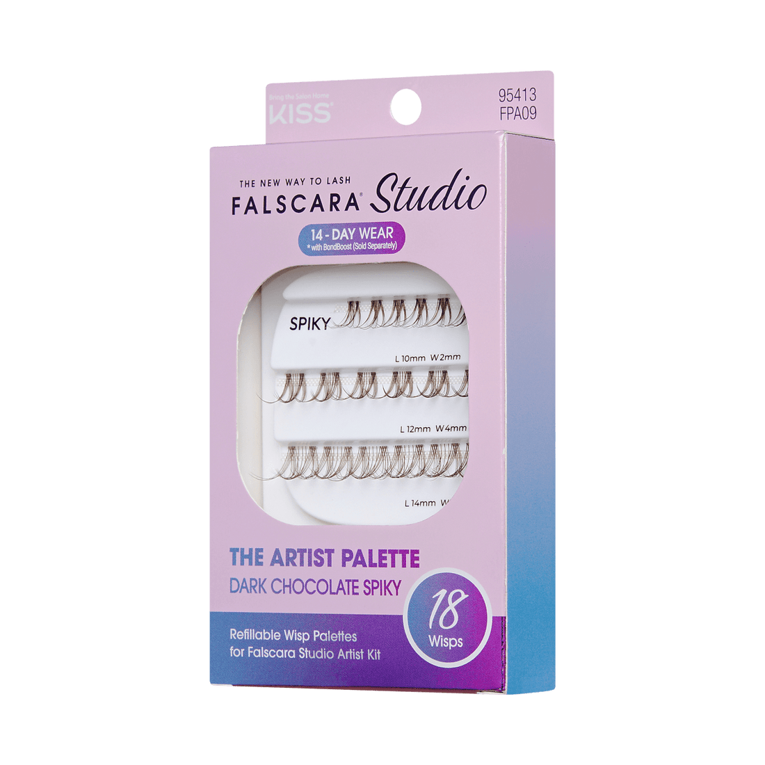 FALSCARA Studio Lash Palette - Dark Chocolate Spiky