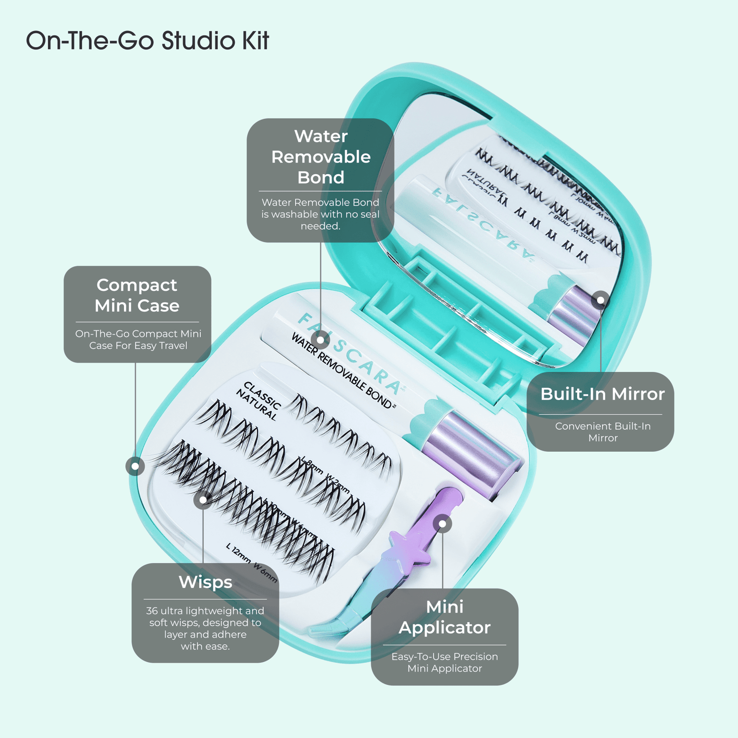FALSCARA Studio Mini On-The-Go Kit – Classic Volume - 36 Wisps