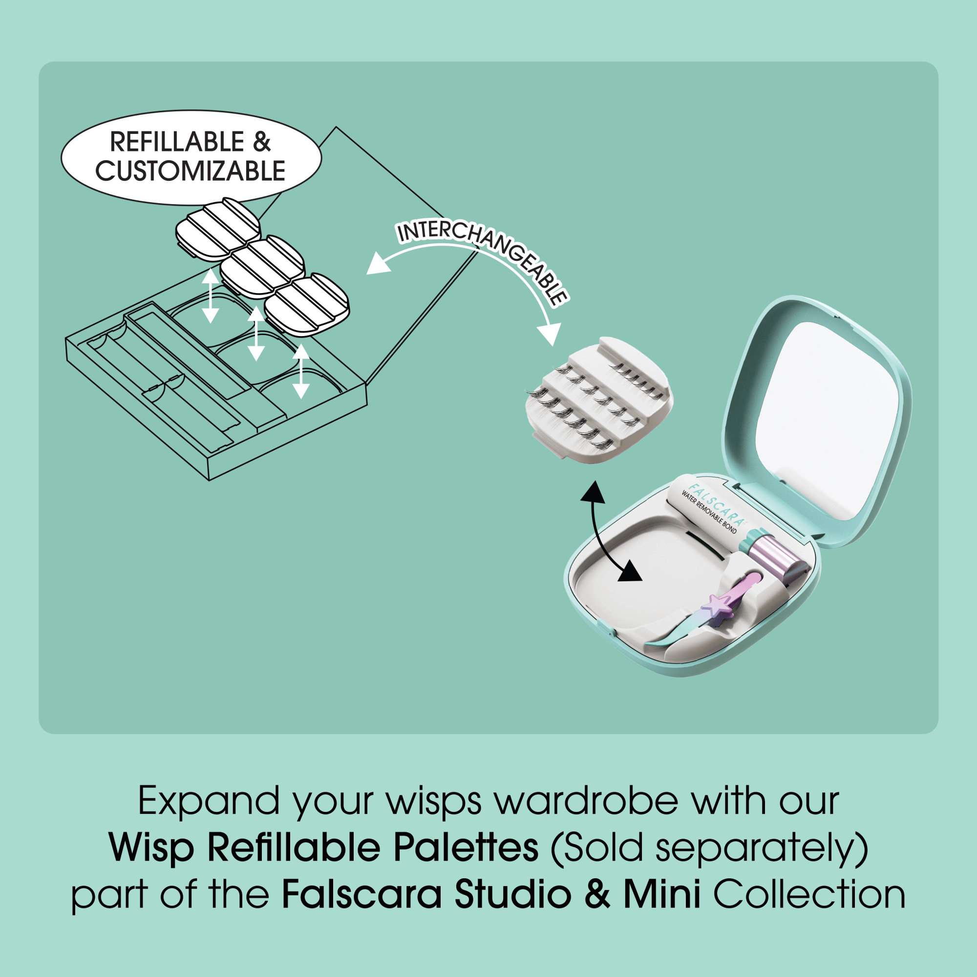 FALSCARA Studio Mini On-The-Go Kit – Classic Volume - 36 Wisps