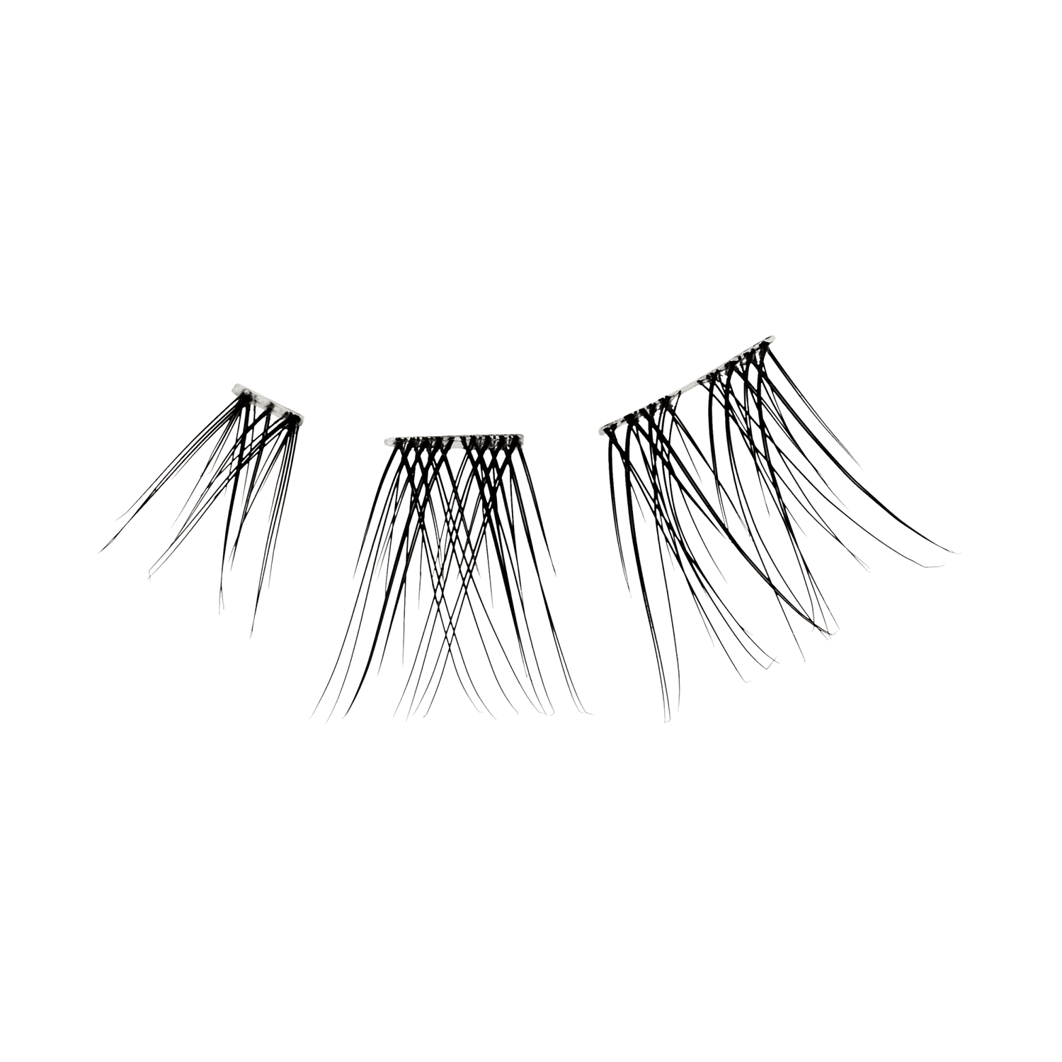 Falscara Studio Lash Extension Kit - Delicate | DIY False Lash Extensions, Natural, Cluster Lash, Wispy Lashes, 54 Wisps, 8mm-12mm