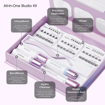 FALSCARA Studio Lash Extension Kit Starter Kit - Dark Chocolate